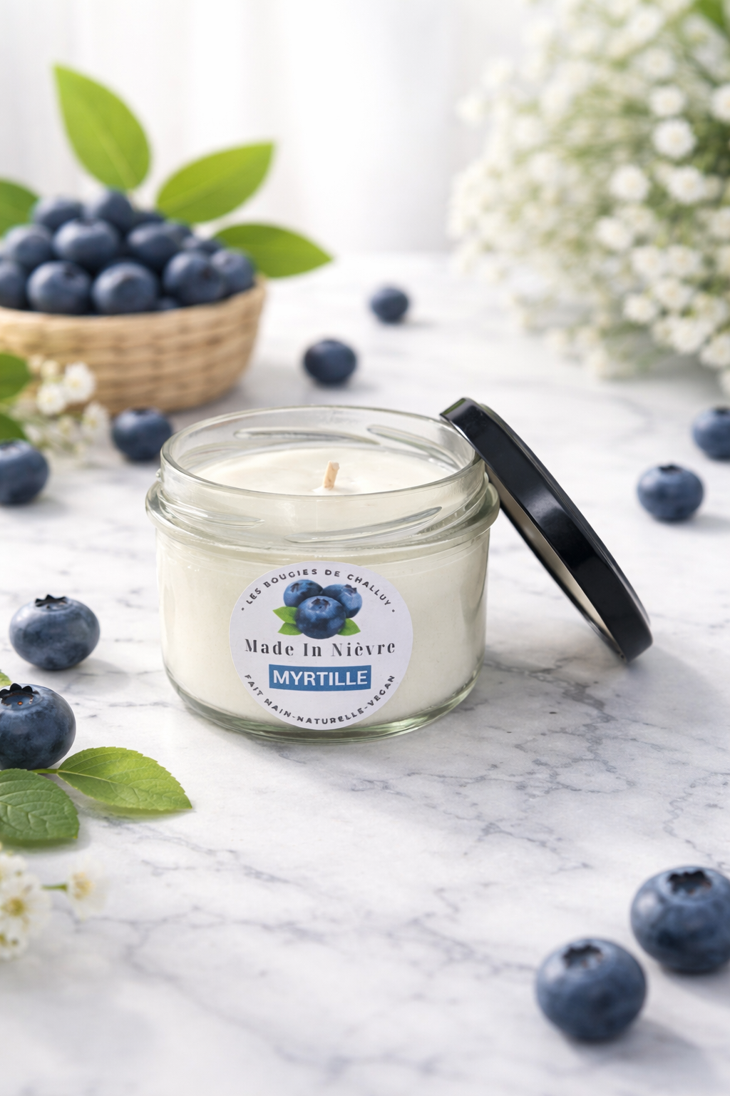 Bougie senteur myrtille