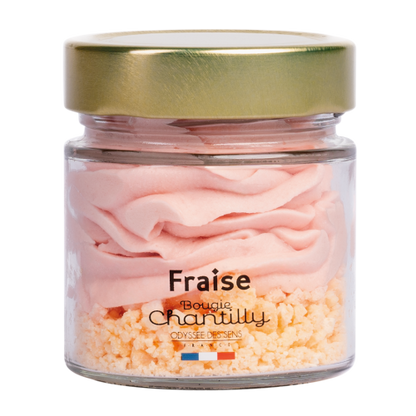 BOUGIE CHANTILLY FRAISE 🍓