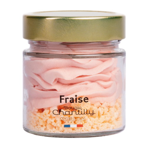 BOUGIE CHANTILLY FRAISE 🍓